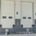 Dispositivo de travamento da porta de logística de armazém - restrição de caminhão